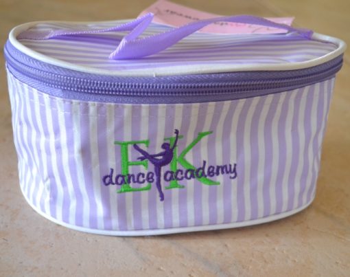 EK Dance Academy Striped Make-up Bag